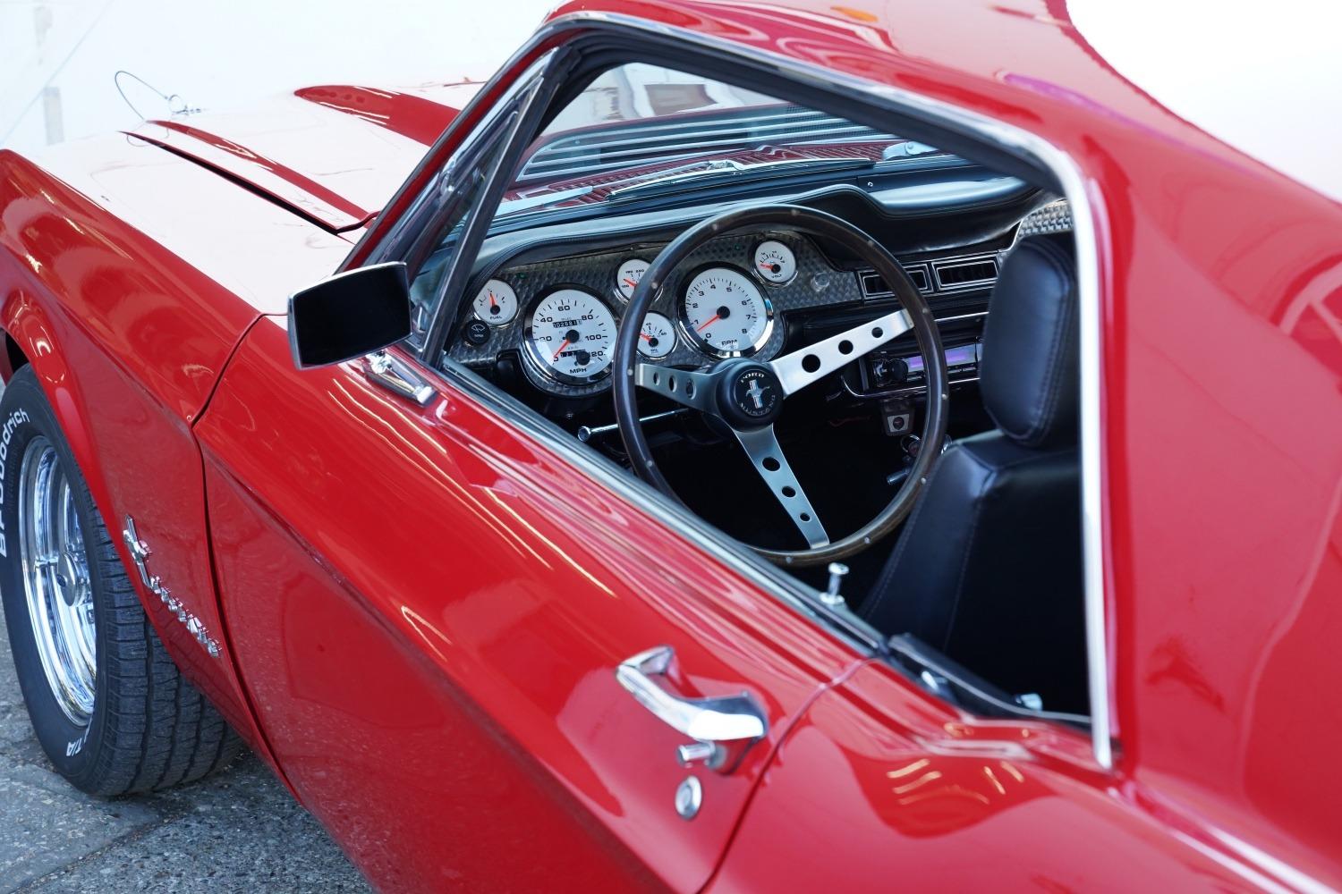 Cherry Red 1967 Mustang