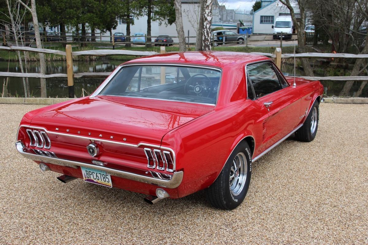 Red 1967 Mustang Coupe