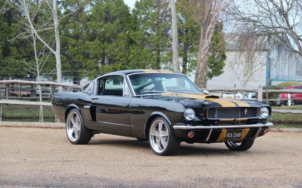 1965 Ford Mustang Shelby Fastback Raven Black LeMans Stripes
