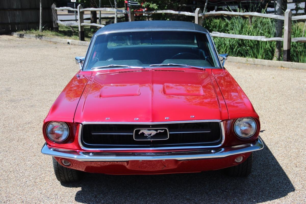 Red 1967 Mustang Coupe