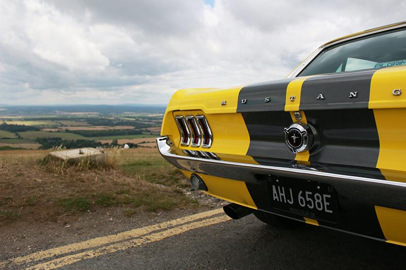 Caption: 1967 Ford Mustang 302 High Performance Coupe. Muscle Car UK.
