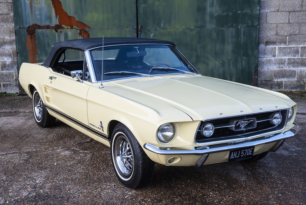 1967 Ford Mustang Convertible Springtime Yellow